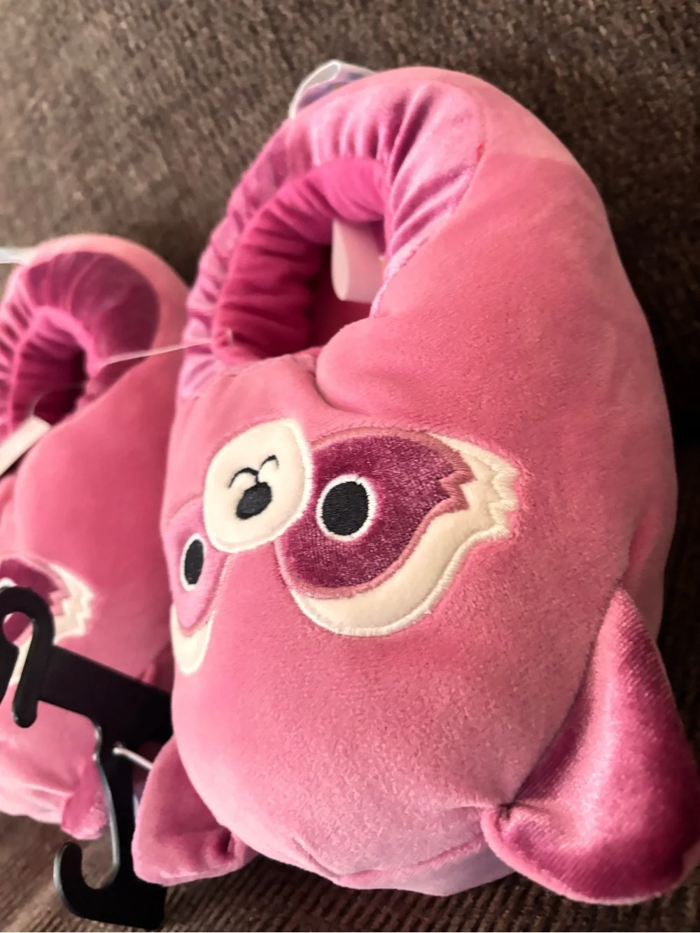 Squishmallows Plush Pink Animal Slippers